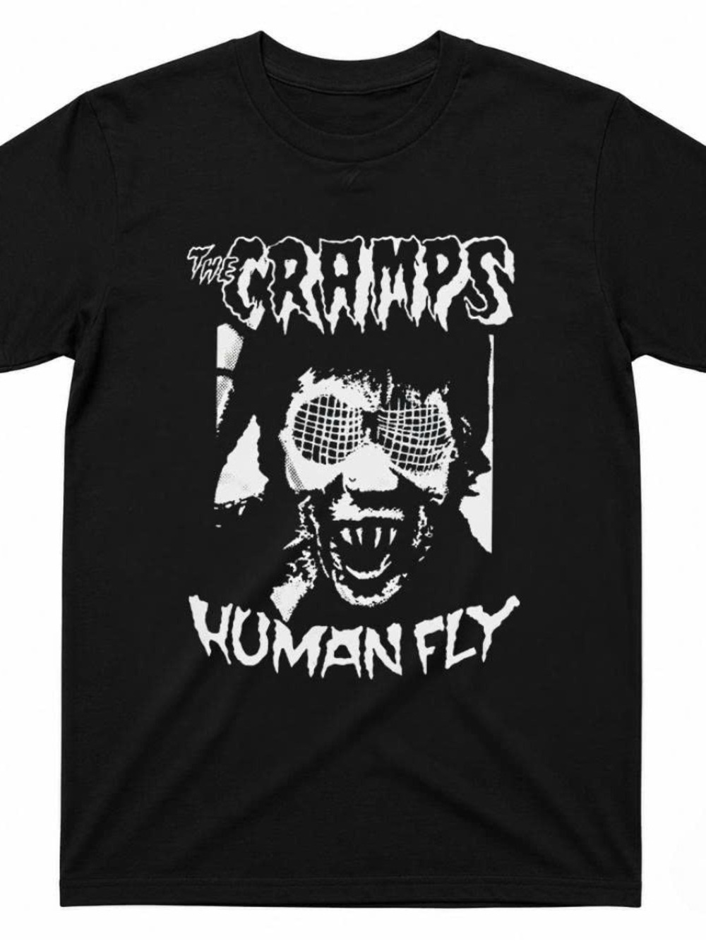 The Cramps 'Human Fly' Graphic Tee - Black